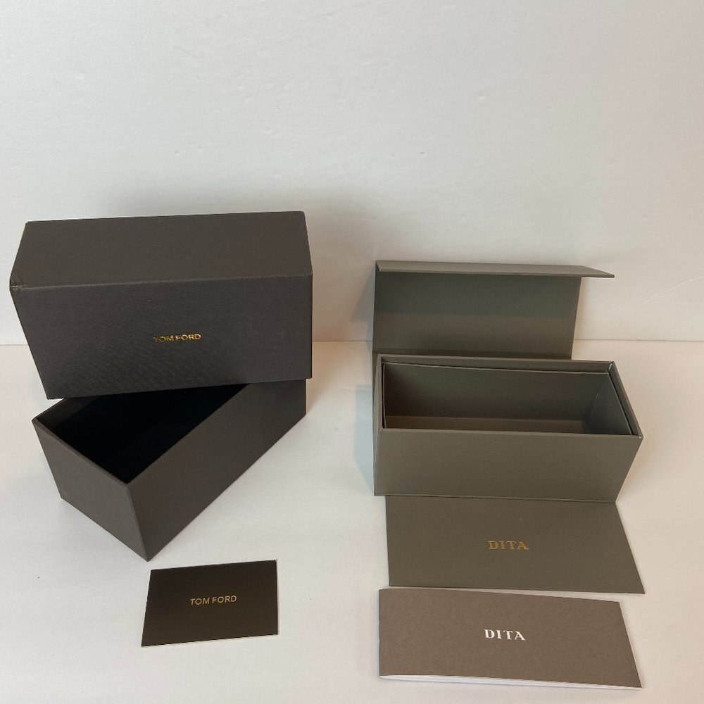 2 pc DITA  TOM FORD SUNGLASSES BOX CASE